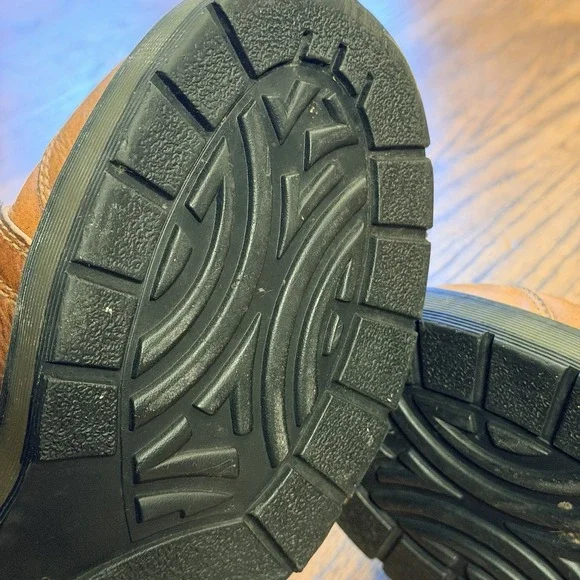 Dr. Martens 8651 Chunky Oxford Shoes Brown Leather Made in England Size 7 - Picture 12 of 13